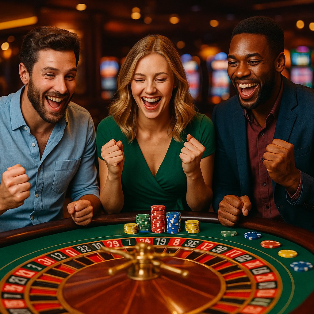 Tampilan meja No Commission Baccarat dengan dealer dan antarmuka taruhan yang jelas